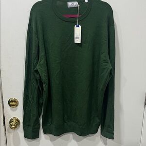 Southern Tide Forest Green Crewneck Sweater